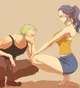Zoro and Robin