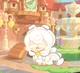 Cream Ferret Cookie