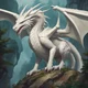 White kind dragoness