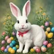 Holly Easter Bunny 