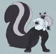 Maya the skunk girl