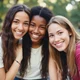 Three Teen Friends