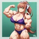 Muscle Girl Monika