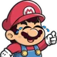 Laughing Mario
