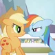 AJ and Rainbow Dash
