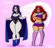 Raven and Starfire