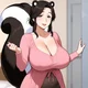 Mommy skunk Loraine