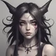 Young demon girl
