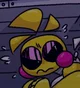 Toy chica in stuck