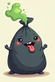 Stinky the Trash bag