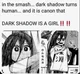 Human Dark Shadow