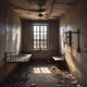 Abandoned jail cell