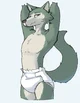 A diapered Legosi