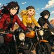 Biker trio