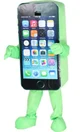 iPhone Green Mascot