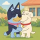 Bluey and Brian 