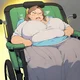 obese woman