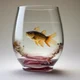 Micro fish in glass 