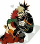 Kirishima and Bakugo