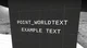 point_worldtext