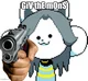Temmie wit a gun