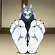 Wolf Mom Feet