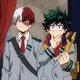 Shoto and Izuku
