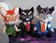 Lackadaisy plushies