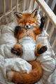 A Diapered Baby Fox