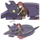 Hiccup X toothless