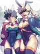 Izuku and Bakugo