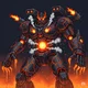Giant Fire Robot