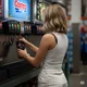 Girl at Costco