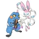 croagunk and sylveon