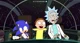 Rick Morty and Sonic