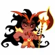 Burning spice cookie