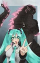 Godzilla y miku