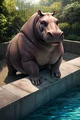 Hippo Mama Queenie