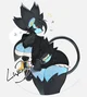 Fem luxray anthro