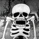 Scary skeleton
