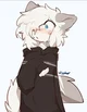 Furry femboy dog