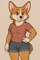 Female Anthro Corgi