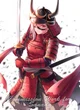 Female Red Samurai