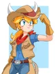 Cowgirl Peach