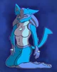 Anthro Lucario TF TG