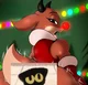 Rudolph-Femboy deer