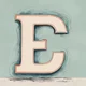 The letter E