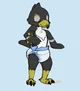 A Diapered Bird Boy