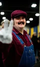 Cosplayer Mario
