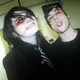 Gerard Way and Frank